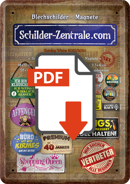Schilder Zentrale Bestellkatalog 2022